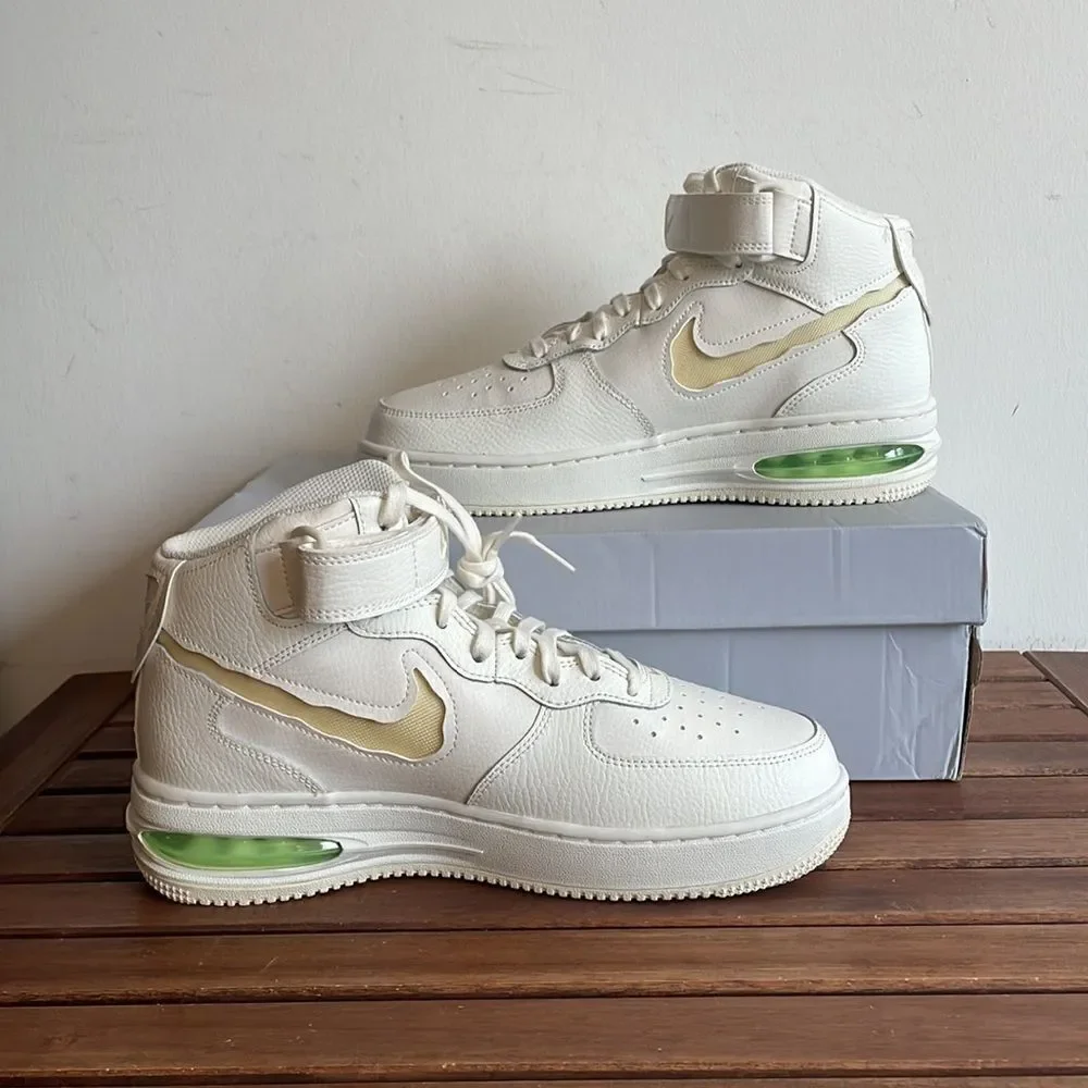 Nike Air Force 1 Mid Evo Sail/Coconut Milk Men7.5 Women9(FB1374-100)MSRP$150